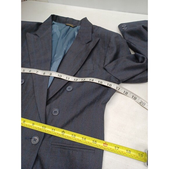 Charles Klein Boys Blazer Jacket Navyblue Double Breasted Sz 12 - Picture 6 of 11